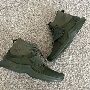 Puma Women's Olive High-Top Sneakers